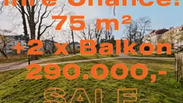 IHRE CHANCE 75 m² DACHWOHNUNG +2 x BALKONE 10 m²
+GRÜNRUHELAGE +SAARPLATZ-NÄHE +FREI VERMIETBAR!