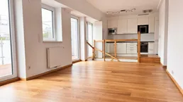 Stadtflair ON TOP - traumhafte Dachgeschoßmaisonette mit Terrasse in Mariahilf!