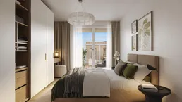 „Village im Dritten – PARK FLATS“- provisionsfreies Eigentums-Mikroapartment (Erstbezug!) mit Balkon