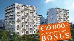 Preiswertes Wohnen im „Village im Dritten – PARK FLATS“ Provisionsfreie 4-Zimmer Wohnung mit Balkon (Erstbezug!)