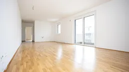 ERSTBEZUG "ein viertel grün" - exklusive 3 Zimmerwohnung im Obergeschoss mit Balkon mit Tiefgaragenstellplatz - provisionsfrei