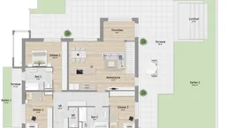 Garten-Hit in U2-Nähe. 132 m² Wohnung mit top Grundriss, Terrasse und 180m² Garten