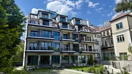 Exklusive Garten-Maisonette in revitalisierter Jugendstilvilla