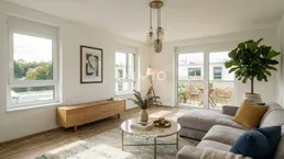 Erstbezug - Über den Dächern genießen – 3-Zimmer-Wohnung mit großzügigem Balkon