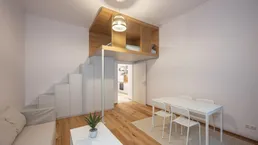 ++NEU++ Hofseitige 1-Zimmer Hofwohnung mit Tischlermöblierung in Bestlage!