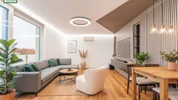Wohnen auf höchstem Niveau: Moderne Dachgeschosswohnung inkl. Einbauküche, Klimaanlage und Terrasse!