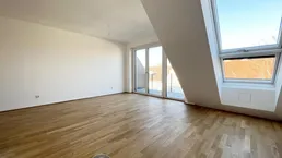 ''Neubau: 2 Zimmer DG-Wohnung mit Balkon''