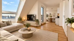 Terrassentraum im Dachgeschoss – 3 Zimmer mit großzügigen Freiflächen