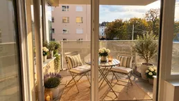 Helle Wohnung mit herrlichem Ausblick auf den Wilhelminenberg