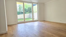 Barrierefreie, sehr sonnige 4-Zimmer Gartenwohnung mit Terrasse in bester und sehr beliebter Wohngegend im grünen Ober St. Veit