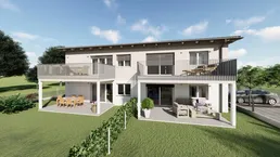 Traumhafte Eigentumswohnung mit Garten in Regau ab € 299.500,-