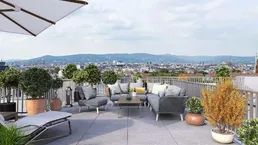 Eleganz trifft Lage – Neubau-Dachgeschosswohnung in Toplage