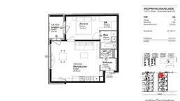 2 Zimmer Wohnung mit 4m² Loggia | 1210 Wien | Top 6.6 | KOL35