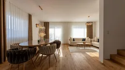 Modernes Niedrigenergie-Doppelhaus in Breitenlee mit Südgarten &amp; Dachterrasse