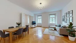 Helle, 2018 sanierte Altbauwohnung Nähe Urania