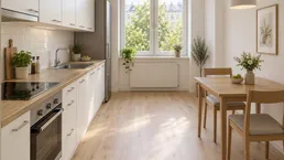 GROSSZÜGIGE 2-ZIMMER-WOHNUNG | ca. 72 m² WFL | Lift | Garage | Grünblick | Nähe Alte Donau