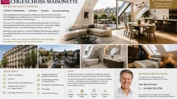 LUXUS-DACHGESCHOSS-MAISONETTE IM BOTSCHAFTSVIERTEL | 173 m² | 5 ZIMMER | TERRASSE