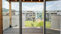 Graz Eggenberg: Neubauwohnung mit großem Balkon, Garten und kostenfreier Parkzone