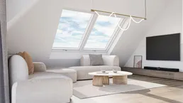 Hier wohnt die Sonne – 2 Zimmer Dachgeschoss mit Charme