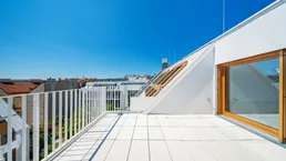 THE TEMPTATION - Dachgeschoss-Maisonette mit Terrasse &amp; Balkon - 21 m² Freifläche | 4 Zimmer