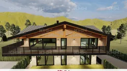 VORANKÜNDIGUNG! Projektiertes Luxus-Chalet, Wohnungen in 4-Familien-Chalet, mit Zweitwohnsitz-/Freizeitwohnsitzwidmung in Hochkrimml - Zillertalarena