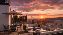 Luxus-Penthouse in 1190 Wien: Skyline mit 263m², 6 Zimmer, 4 Balkone, 3 Garagen, Erstbezug!