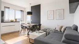Helle Dachgeschosswohnung mit Balkon &amp; Klima im Süden Wiens