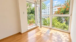 Helle 3-Zimmer-Wohnung mit Balkon I Blick in den Gemeinschaftsgarten | U4 Margaretengürtel