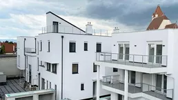Traumhafte Dachterrasse mit Blick über Eisenstadt
