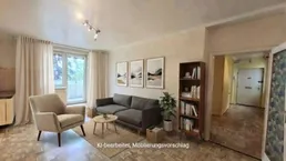 PROVISIONSFREI VOM EIGENTÜMER! INNENHOFLAGE! INTERESSANTE 3-ZIMMER WOHNUNG MIT BALKON NÄHE MATZNERPARK!