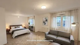 PROVISIONSFREI VOM EIGENTÜMER! INNENHOFLAGE! GEPFLEGTE EG 1-2 ZIMMER WOHNUNG NÄHE TROSTSTRASSE!