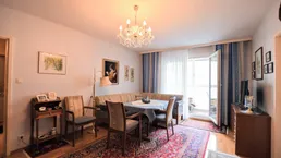 Schöne 2-Zimmer-Wohnung mit Loggia in Innenhofruhelage
