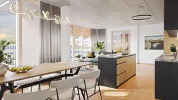 VILLAGE IM DRITTEN | MODERNE 2-ZIMMER WOHNUNG MIT LOGGIA