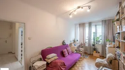 Anlage in der Hofmannsthalgasse: Gut geschnittene 2-Zimmer-Wohnung mit Loggia nahe St. Marx
