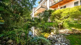 GARTENWOHNUNG mit Biotop, Sauna &amp; Garage