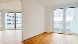 Einladende Familienwohnung mit Abstellraum, angenehmen Vorraum und Loggia in Top-Lage nähe Donauzentrum