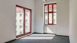 Modernes Büro - 4 Zimmer - effizient geschnitten - historische Backsteinfabrik mit Parkblick