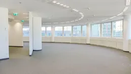 Modernes Büro mit offenem Grundriss - flexible Aufteilung - Andromeda Tower