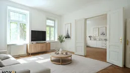 Gepflegtes Wohnen mit viel Platz - 4 Zimmer Etagenwohnung mit Loggia in zentraler Lage