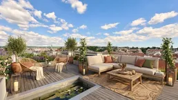 WOW | Weitblick über Wiens Dächer | Außergewöhnliche Glasflächen | Top-Ausstattung | Nähe Währinger Straße und Aumannplatz