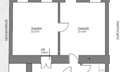 HIDE AWAY im 7.! Gartenwohnung mit 2 Zimmer und kleiner Terrasse in gepflegtem Altbau Zinshaus
