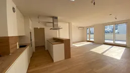 Traumhafte Dachgeschosswohnung mit Weitblick im Zentrum von Wolkersdorf