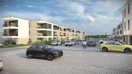Wohnung Verkauf-Neubau! Wohnung mit zwei Schlafzimmern und zwei Parkplätzen, Pula, Valdebek!