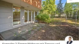 Kompakte 2-Zimmer-Wohnung mit Terrasse und Eigengarten | PKW Stellplatz
