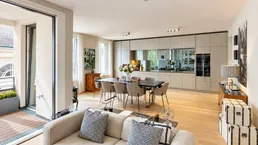 Exklusives Design-Apartment mit 112 m² Wohnnutzfläche, sonniger Loggia &amp; 2,84 m Raumhöhe in Toplage von Döbling