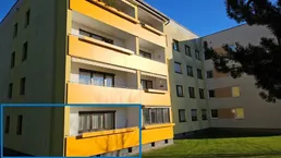 Eigentumswohnung mit Loggia und Garage in schöner Wohngegend