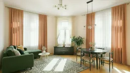 Zuhause mit Wiener Handschrift - 2-Zimmer-Wohnung im 3. Stock mit Fischgrätparkett, Charme &amp; südlicher Ausrichtung