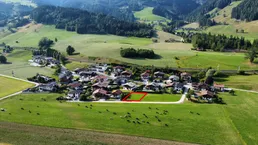 Sonniges Baugrundstück in Leogang - erste Reihe, unverbauter Blick in die umgebende Natur