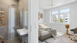 Edel &amp; modern - kernsaniertes 4-Zimmer-Altbaujuwel mit ZWEI großen Balkonen
