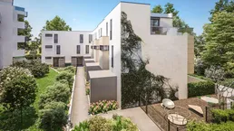 ERSTBEZUG - Town House mit Gartenanteil im 21.Bezirk